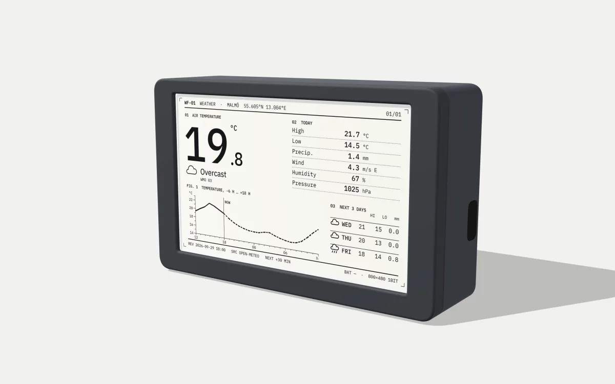 Weather Frame in a graphite case